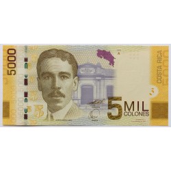 Costa Rica 5000 colon 2009